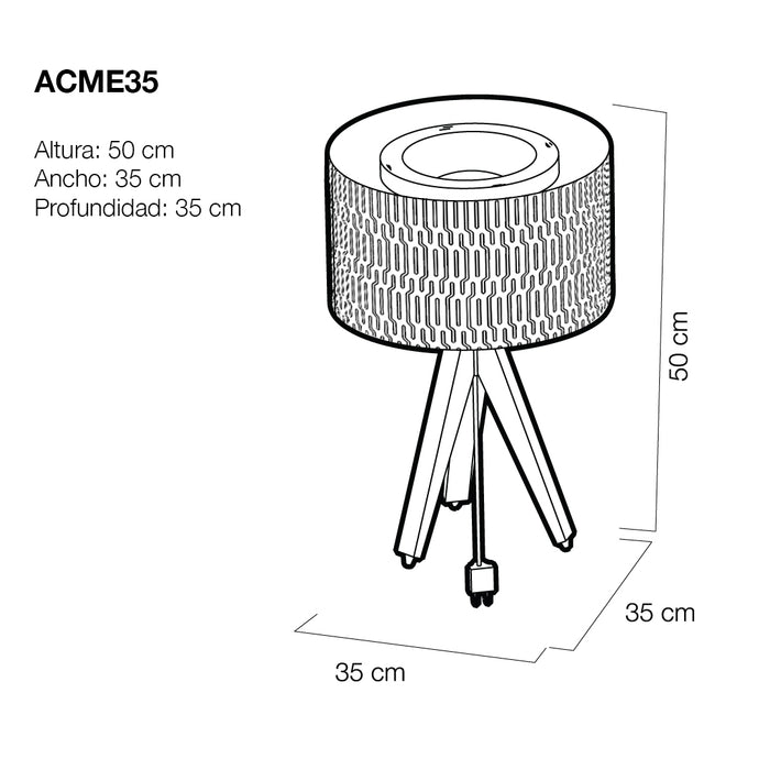 Luminaria para mesa ACME35 - Cromo