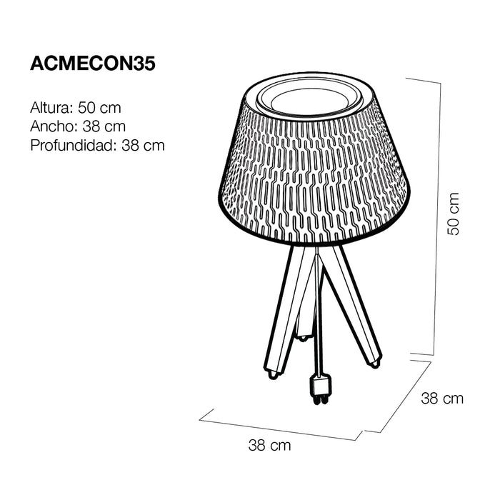 Luminaria para mesa ACMECON35 - Blanco