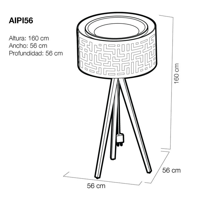 Luminaria para piso modelo AIPI56 - Teotihuacán
