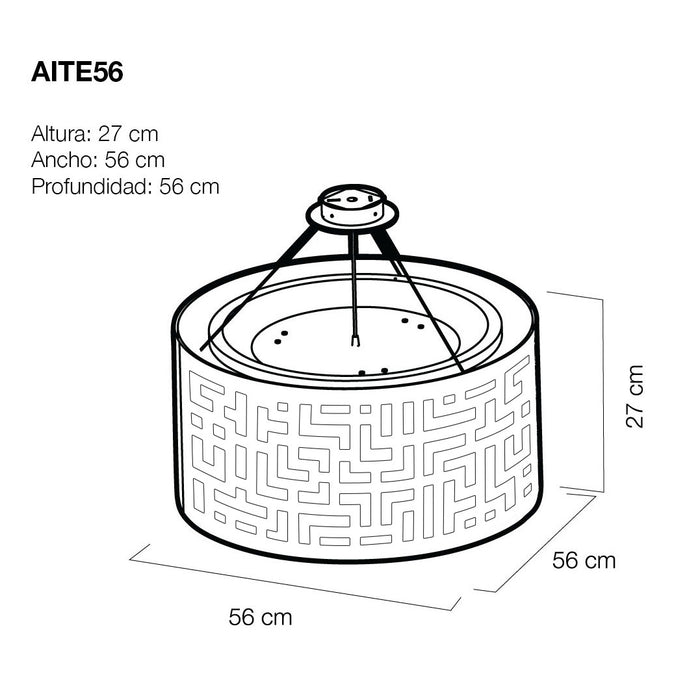 Luminaria para techo modelo AITE56 - Teotihuacán