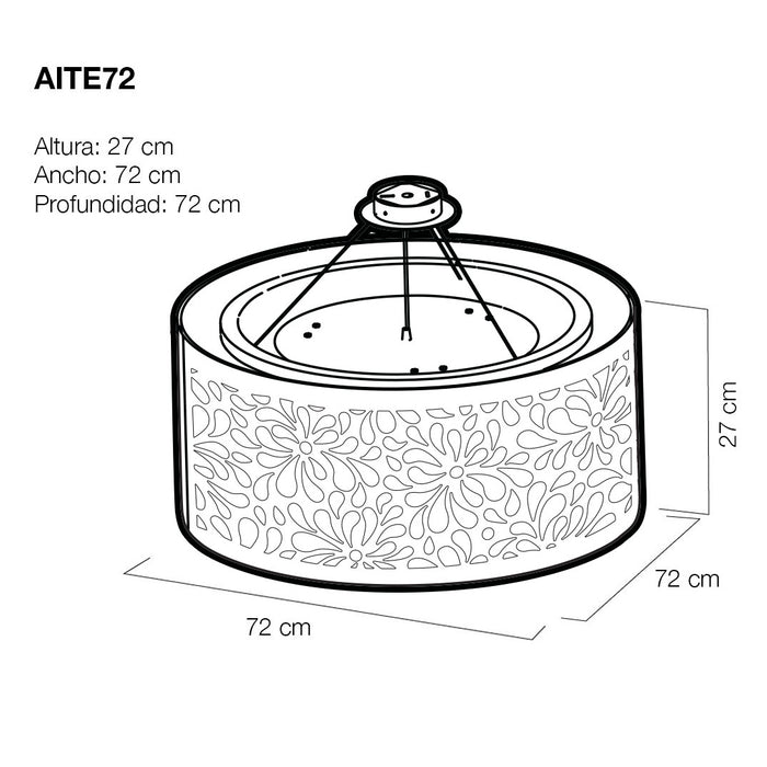 Luminaria para techo modelo AITE72 - Talavera
