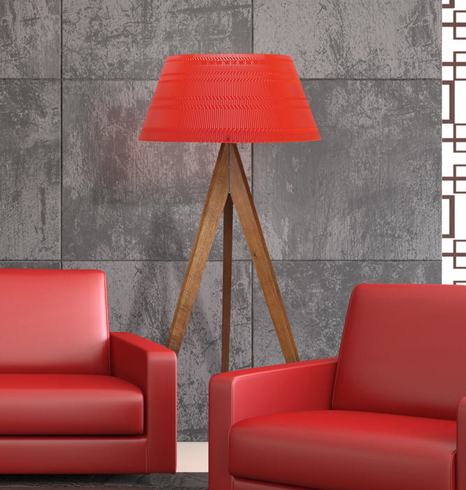 Luminaria para piso modelo ACPICON56 - Rojo