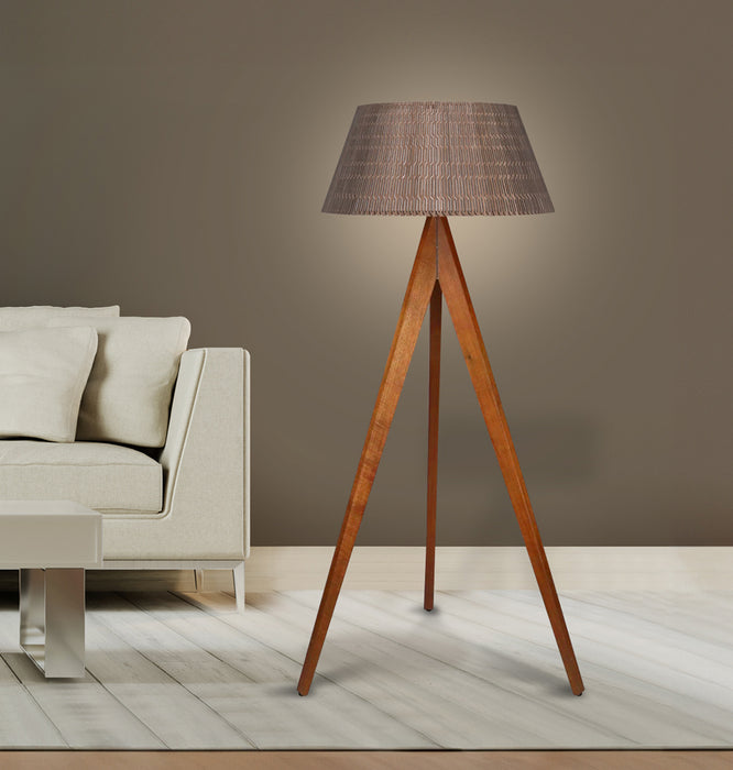 Luminaria para piso modelo ACPICON56 - Madera