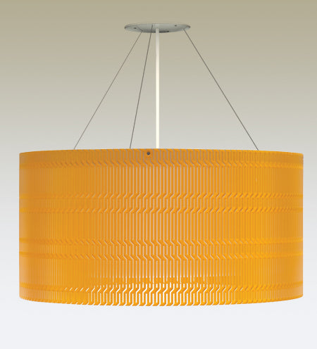 Luminaria para techo modelo ACTE56 - Amarillo