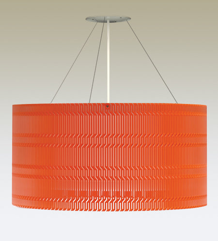 Luminaria para techo modelo ACTE56 - Naranja