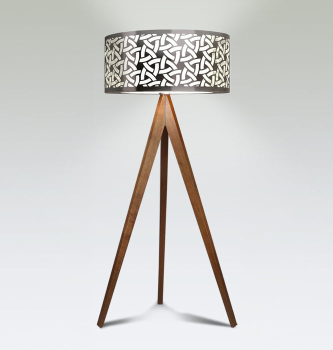 Luminaria para piso modelo AIPI56 - Mimbre