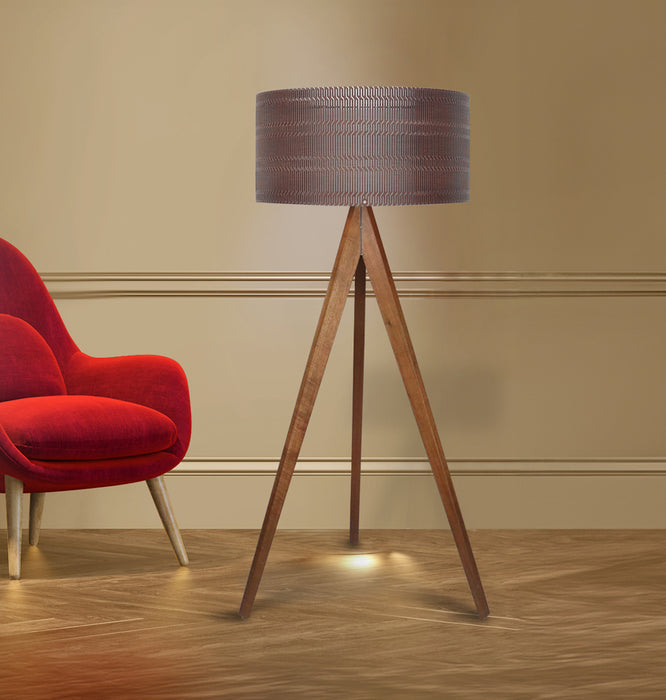Luminaria para piso modelo ACPI56 - Madera