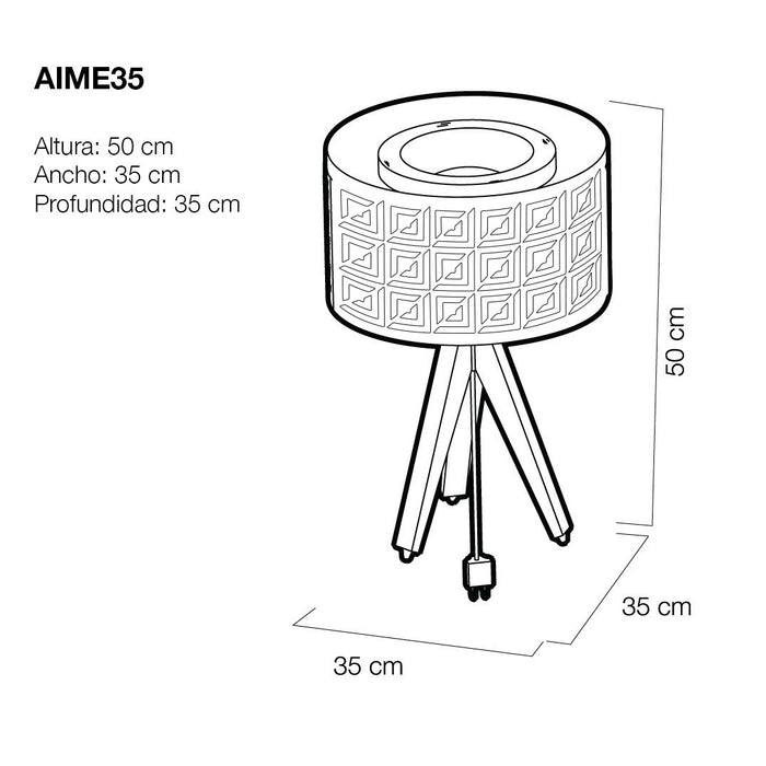 Luminaria para mesa modelo AIME35 - Oaxaca