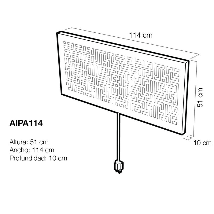 Luminaria para pared modelo AIPA114 - Teotihuacán1